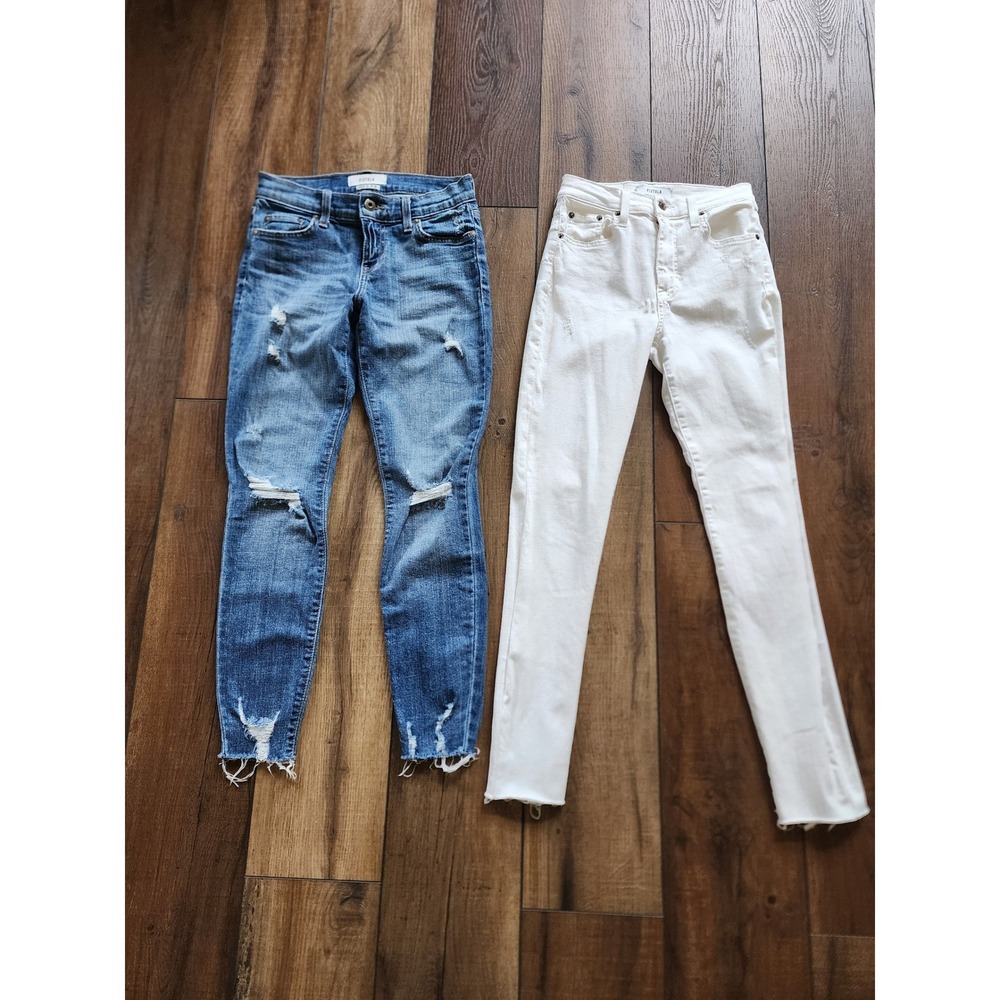 Pistola Womens Distressed Skinny Jeans Bundle Blue White Size 25